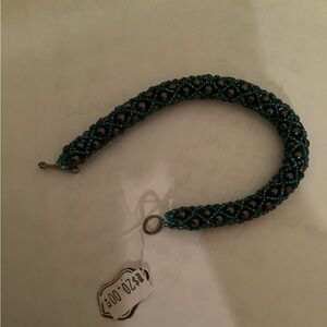 Hand-made Woven Beaded Bracelet